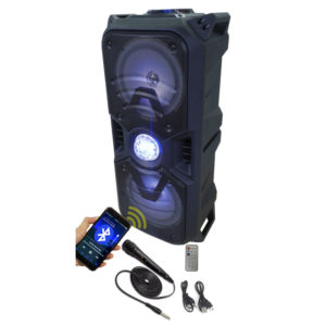 Caixa De Som Bluetooth Torre Portátil 20w Mp3