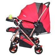 CARRINHO DE BEBE VERMELHO COM PRETO 601-1 CARRINHO DE BEBE VERMELHO COM PRETO 601-1